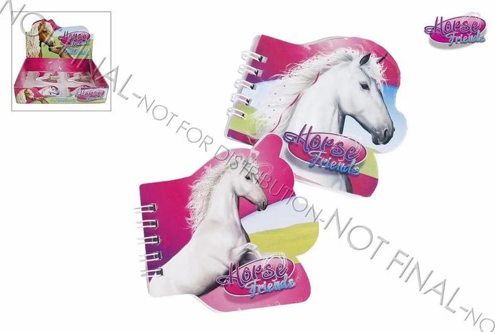 Roost Bloc-notes Horse Friends 590193 ass. 9cm