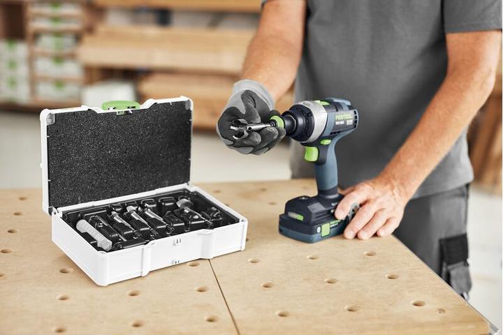Actual product image Festool Forstner bit set SYS3 S 76-FB CE-SORT/5 (15, 20, 25, 30, 35 mm)