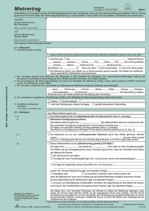 Valori nutrizionali e ingredienti Rnk Modulo editore "Contratto di locazione universale per appartamenti". (4 x)