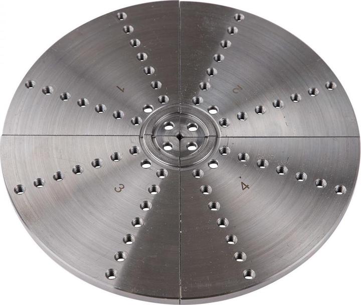 Produktbild Dema Planscheibensegmente Planscheibe Drechselscheibe 250 mm für Backenfutter 3,75