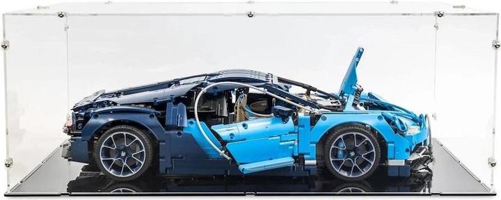Image du produit iDisplayit Présentoir en acrylique XL pour LEGO® 42083 Bugatti Chiron (avec base noire)