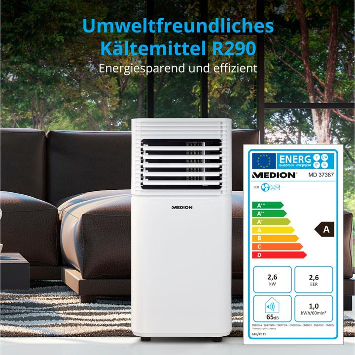 Image du produit Medion Climatiseur jusqu'à 32m² | 9000 BTU (32 m², 9000 BTU/h)