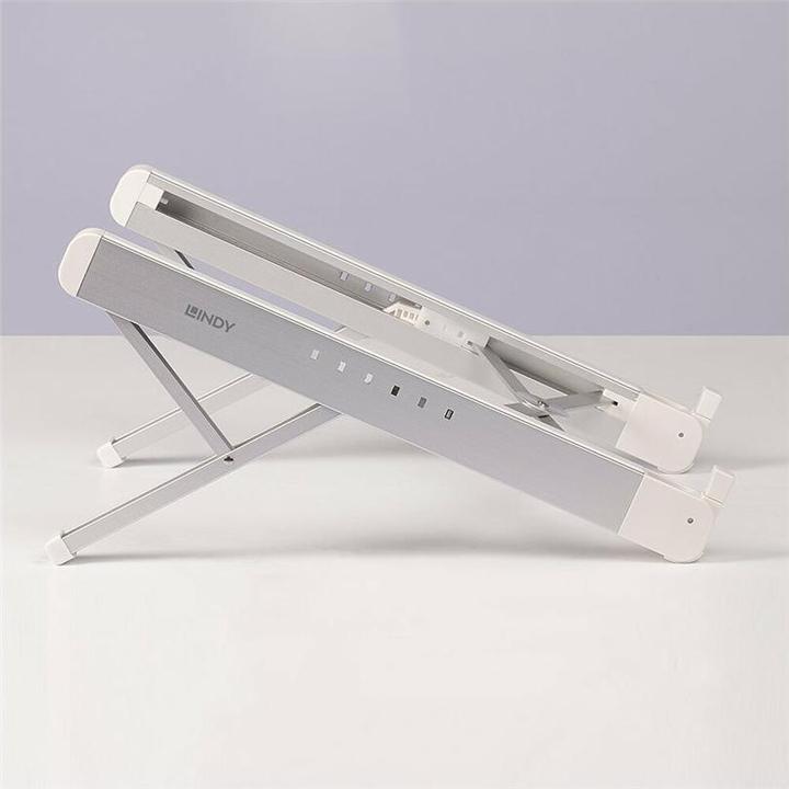 Produktbild Lindy Faltbare Laptop-Halterung Verstellbare Halterung aus Aluminium