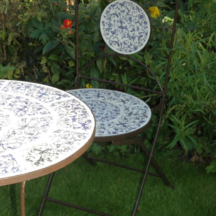 Actual product image Esschert Design Aged Ceramic Table (60 cm)