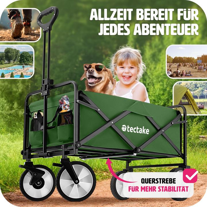 Actual product image tectake Folding handcart | 80 kg capacity