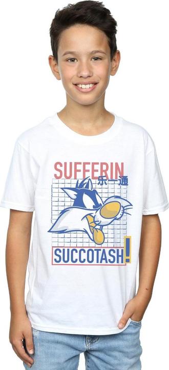 Actual product image Looney Tunes Boys Sylvester Sufferin Succotash T-Shirt (116)