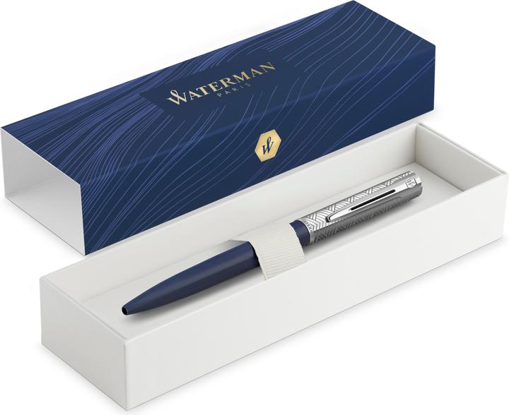 Actual product image Waterman Biros Allure DeLuxe M gift w... (Silver, Blue, 1 x)