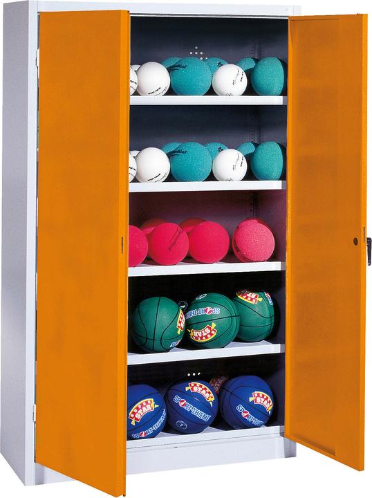 Produktbild C+P Ballschrank (HxBxT: 195x150x50 cm, mit Vollblech-Flügeltüren, Typ 3)