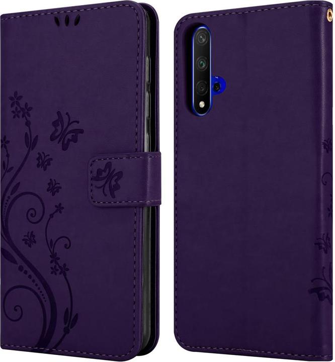 Productafbeelding Cadorabo Bloemen Boekomslag (TCL 20S, Huawei Nova 5T, LG K20)