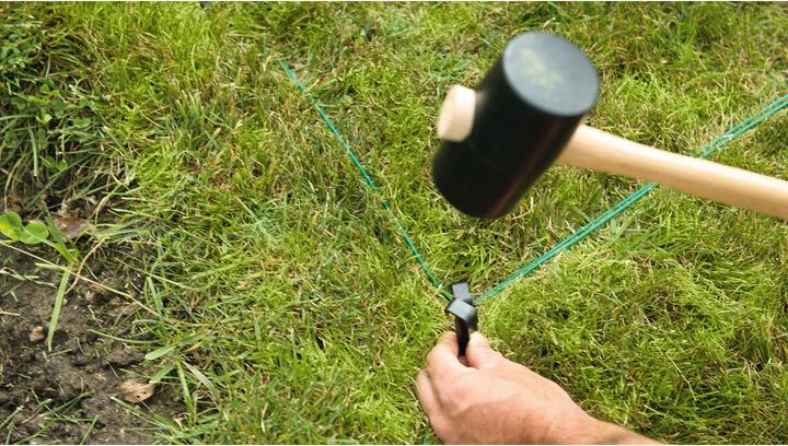 Actual product image Bosch Home & Garden Plastic pegs for Indego boundary wire (Lawn mower, Robot mower installation)