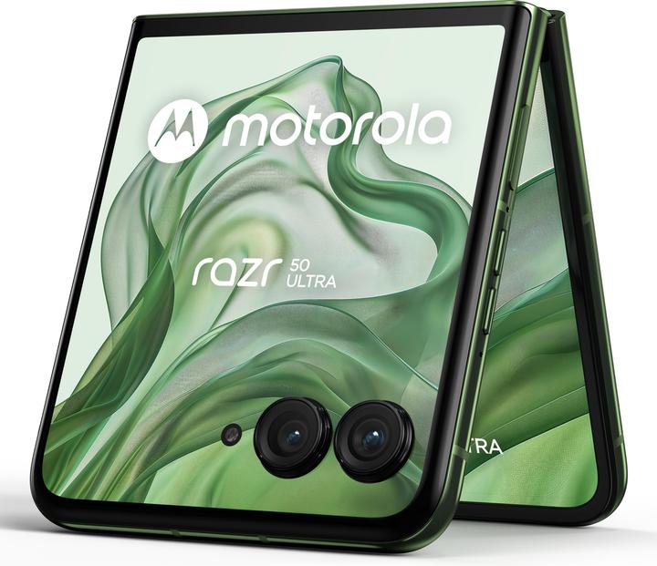 Image du produit Motorola Razr 50 Ultra (512 Go, Vert Printemps, 6.90", SIM + eSIM, 50 Mpx, 5G)