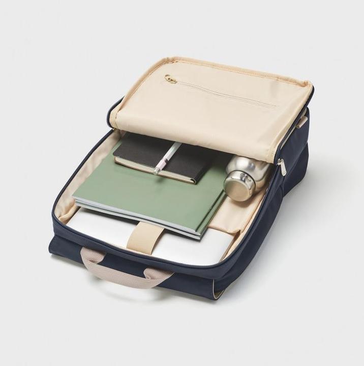 Produktbild Cluse Le Réversible Rucksack, dunkelblaues Karamell, silberne Farbe (9.60 l)