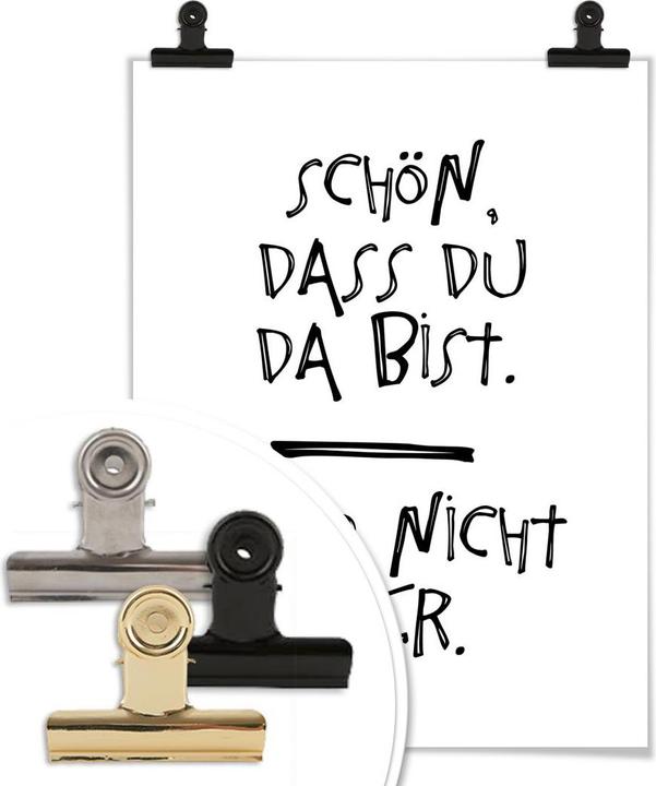 Actual product image Trenddeko Glad you are here (40 x 50 cm)