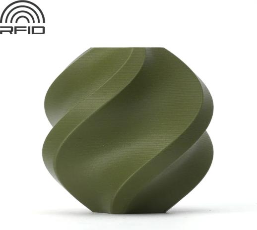 Image du produit Bambu Lab PLA Matte - Vert foncé - 1.75mm (PLA, 1.75 mm, Vert)