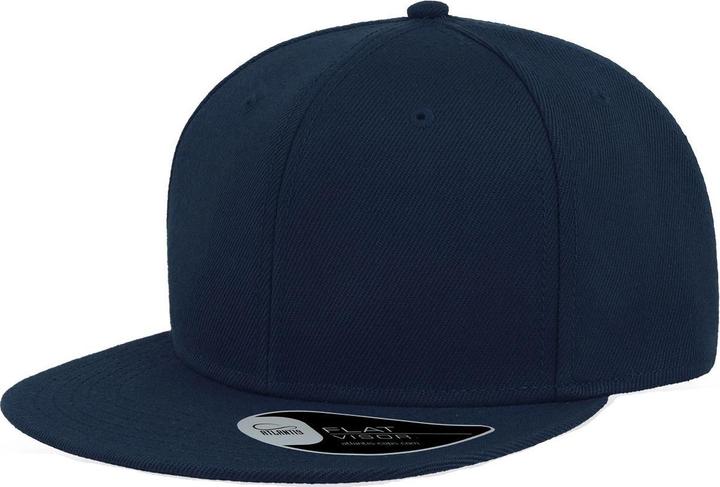 Atlantis Snap Back flacher Schirm 6 Panel Kappe (One Size)