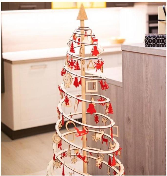 Immagine prodotto Spira Christmas Tree Albero di Natale SPIRA LARGE OVAL