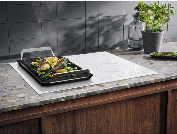 Actual product image Electrolux 59 cm wide mounted induction hob LIV63431BW, white