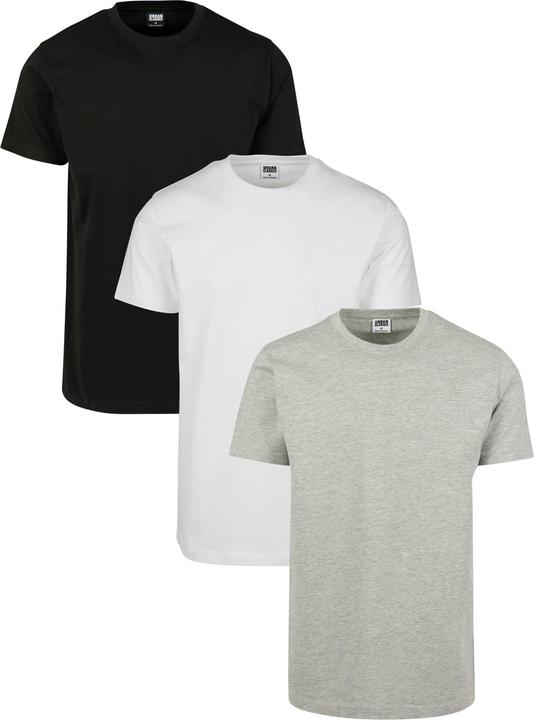 Grey, Black, White