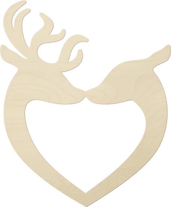 Image du produit Trenddeko Coeur de cerf (16 x 20 cm)