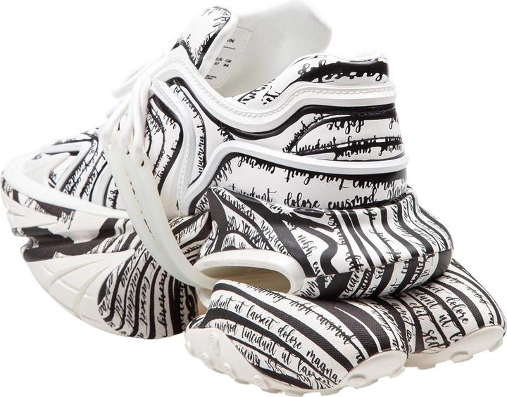 Produktbild Balmain sneakers unicorn wave with "lettera damore" writing color black/white (39)