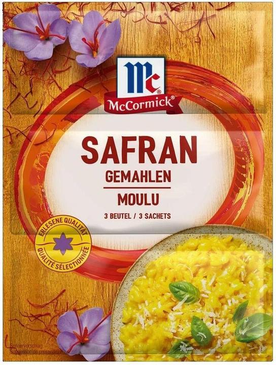 McCormick Beutel Safran gemahlen 0.375 g, Produkttyp: Einzelgewürze (5 g)