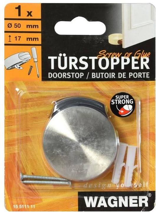Actual product image Wagner System Floor door stop round (1 Piece, Ø 5 x 2 cm)