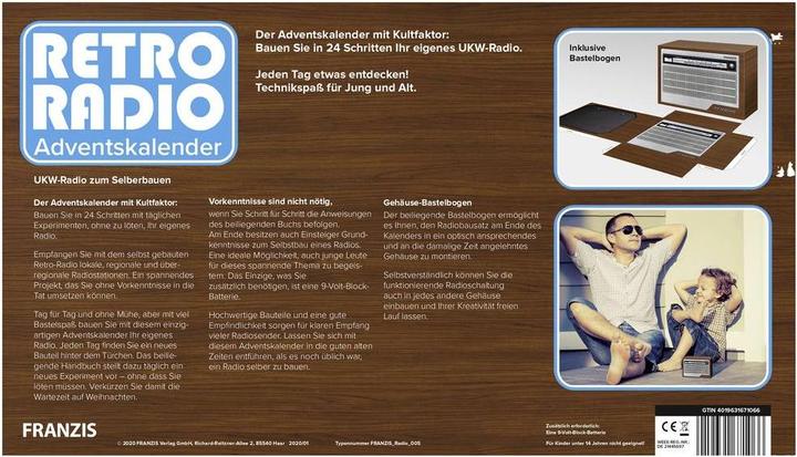 Produktbild Franzis Retro-Radio 2020