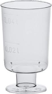 Image du produit Starpak Verres à pied pour liqueur cl en une pièce (20 x)