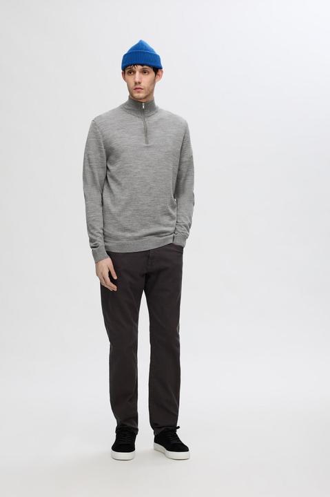 Immagine prodotto Selected Homme Slhtray Ls Knit Merino Half Zip Noos (M)