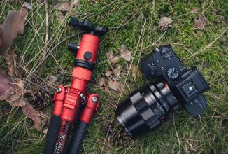 Actual product image Fotopro X Aircross 1 Mini Carbon Tripod grey (Plastic)