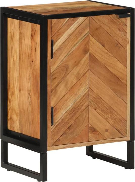 Image du produit VidaXL Armoire de salle de bain en acacia et fer (40 x 30 x 60 cm)
