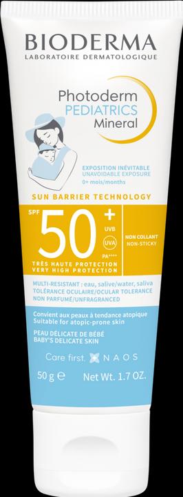 Immagine prodotto Bioderma Photoderm Pediatrics minerale SPF50+ (Crema solare viso, SPF 50, 50 ml, 50 g)