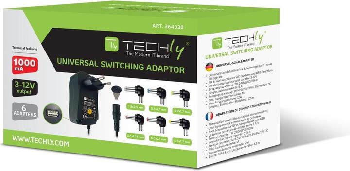 Immagine prodotto Techly Alimentazione universale 12W AC/DC