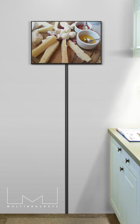 Actual product image Multibrackets Cable duct 18x1600, aluminum, black (Duct, 160 cm)