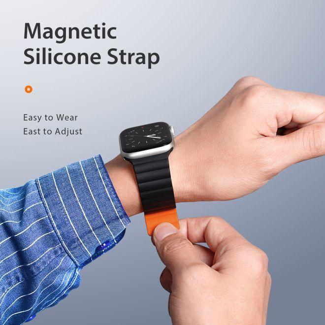 Actual product image Dux Ducis magnetic strap watch strap 7/6/5/4/3/2 (40 mm, 38 mm, 41 mm, Silicone)