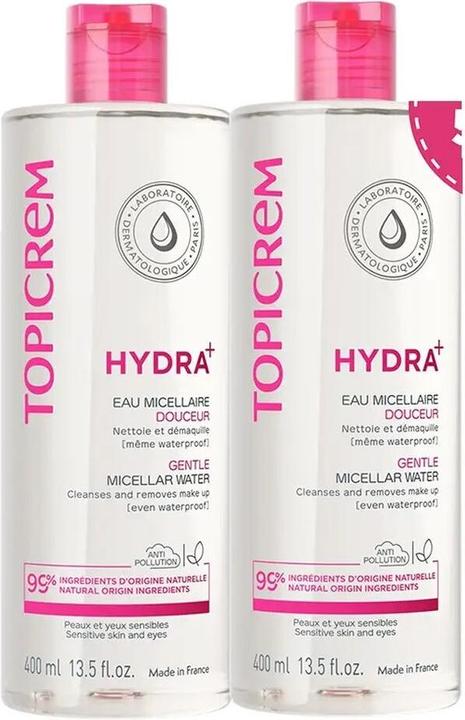 Image du produit Topicrem Eau micellaire idéale pour les adultes Unisexe (Chiffons de nettoyage, 400 ml)