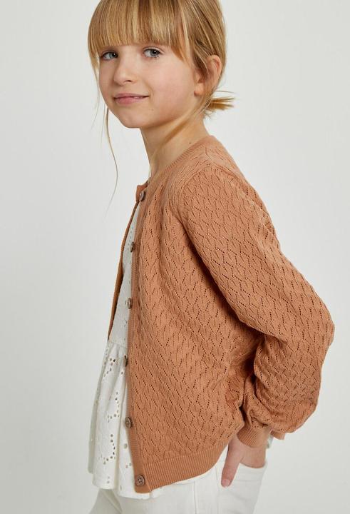 La Redoute Collections Cardigan mit rundem Ausschnitt