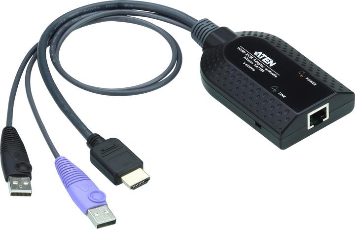 Immagine prodotto Aten Adattatore KVM KA7188, modulo CPU, cavo adattatore KVM USB HDMI Virtual Media