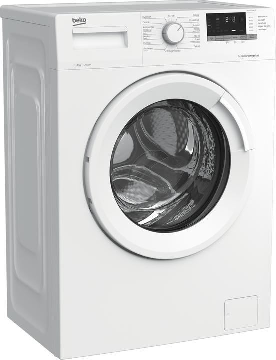 Image du produit Beko WUX71232WI-IT Lave-linge Installation gratuite Chargement frontal 7 kg 1200 tr/min D Blanc (7 kg, Gauche)