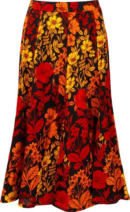 Actual product image Joe Browns Autumnal Floral Midi Skirt (40)