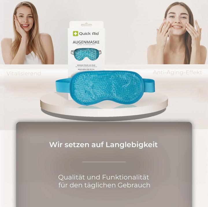 Image du produit Quick Aid Masque oculaire avec fonction froid et chaud (498.67 ml)