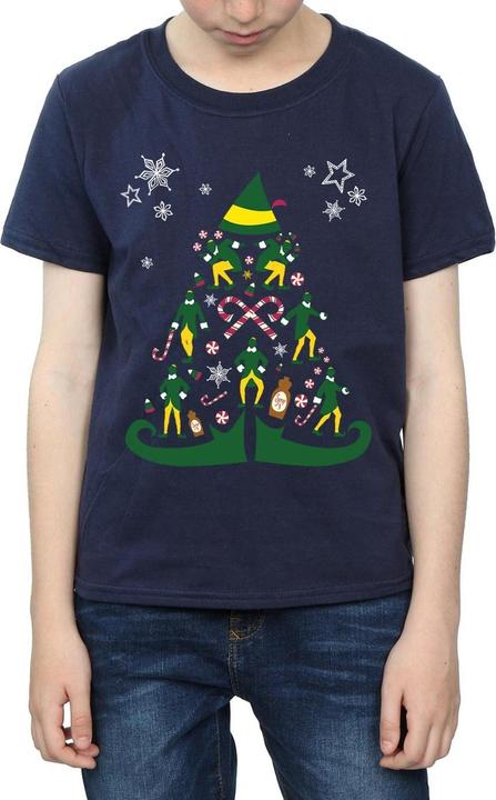 Immagine prodotto Elf Christmas Tree Maglietta Ragazzi (140, 146)