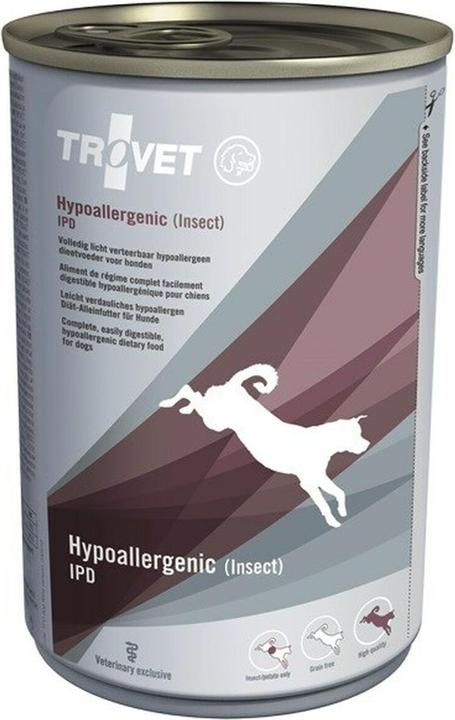 Produktbild Trovet Hypoallergenic IPD with insect - Nassfutter für Hunde - 400 g (Adult, 1 Stk., 400 g)