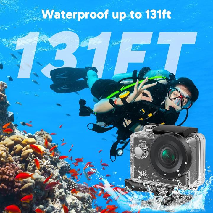 Actual product image Akaso Action Cam 4K30FPS mit Fernbedienung (Wi-Fi)