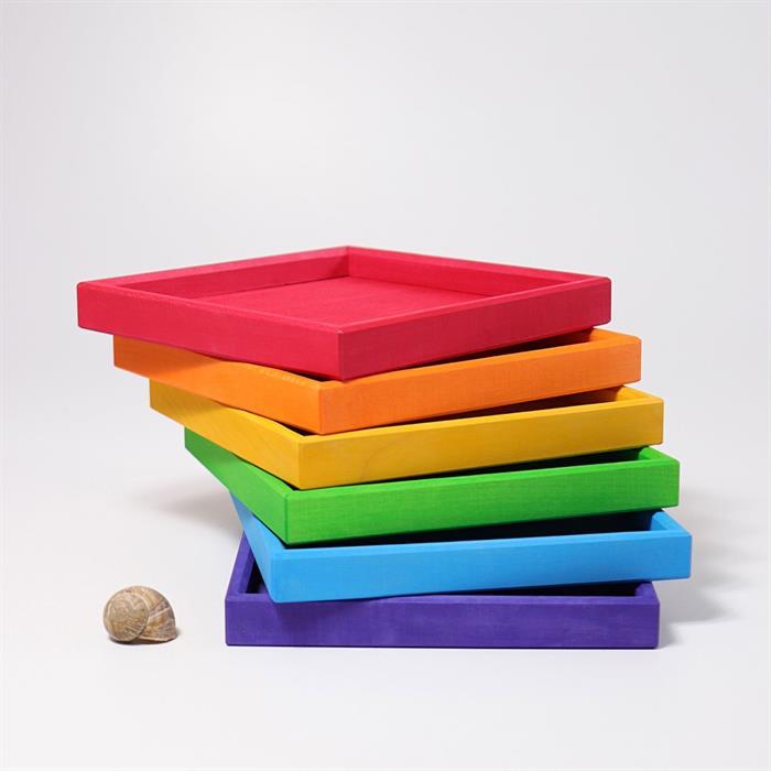 Image du produit Grimm's 10134 Kit cadre en bois arc-en-ciel