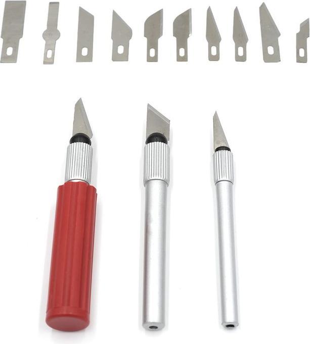 Image du produit Verk Group Lames de scalpel Cutter Couteau de bricolage Couteau de précision (Cutters)