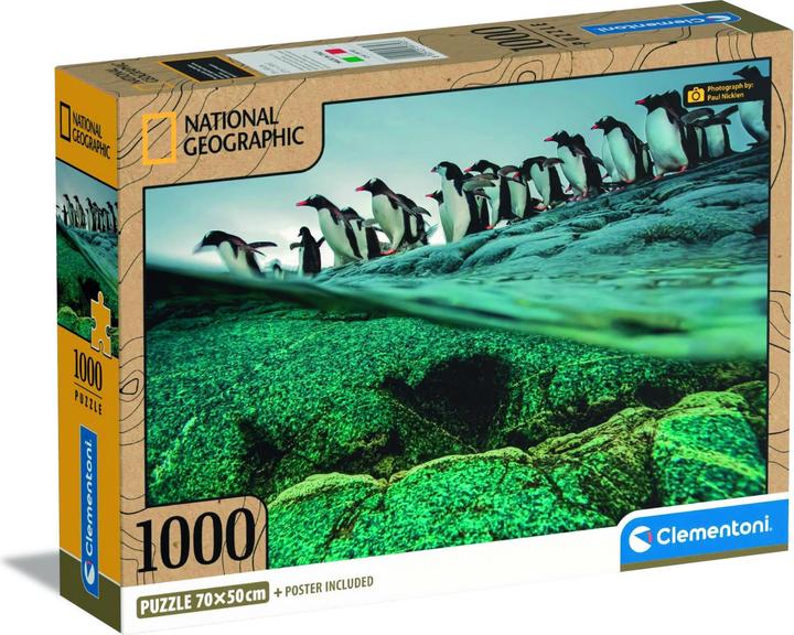 Image du produit Clementoni Puzzle National Geographics - Pingouin, 1000 pièces. (1000 pièces)