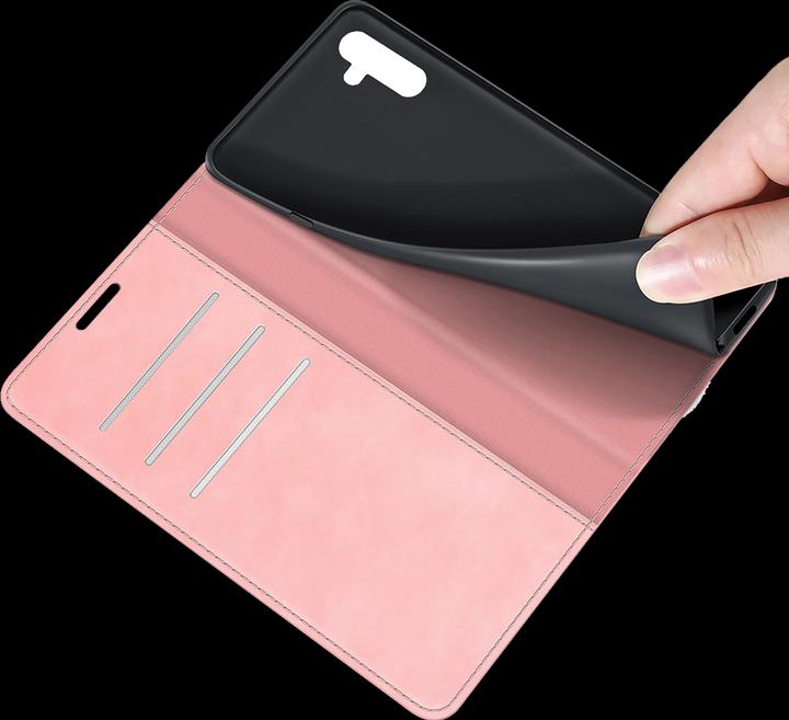 Produktbild Cazy Book Case Kompatibel mit Samsung Galaxy A04s - Hülle klappbar Magnetisch Kunstleder - (Samsung Galaxy A04S)