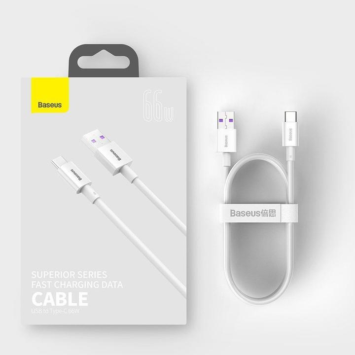 Actual product image Baseus USB A — USB C (2 m, USB 2.0, 66 W)