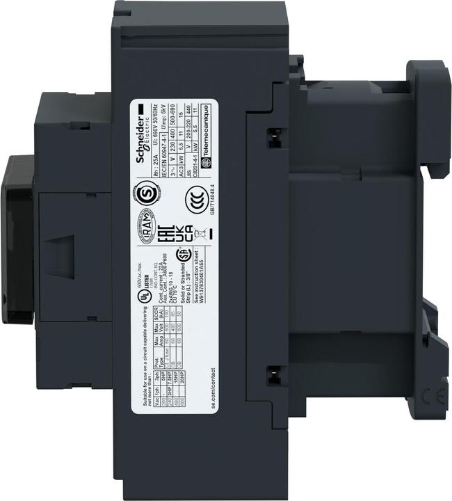 Actual product image Schneider Electric CONT 25A 1NA 1NC 230V 50 60HZ RES